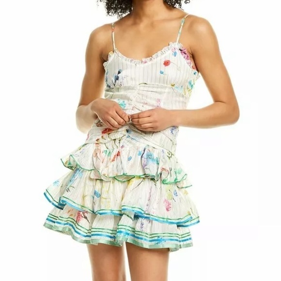 Rococo Sand Anais Ruffle Mini Dress - Picture 1 of 9